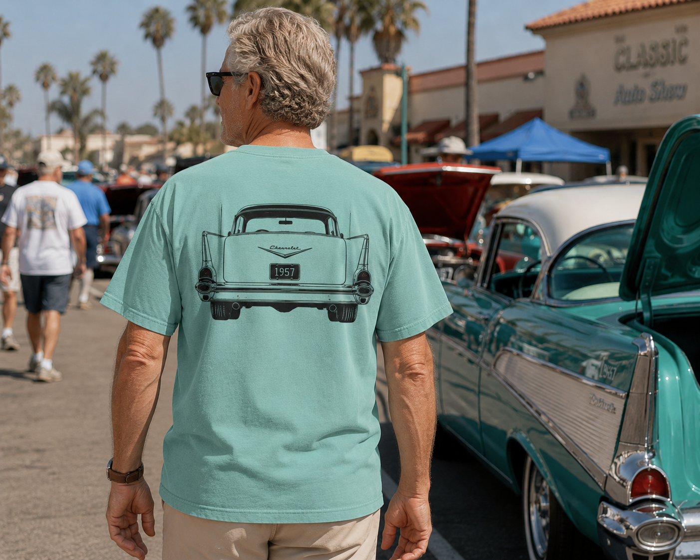 Let's Roll 57 Chevy t-shirt