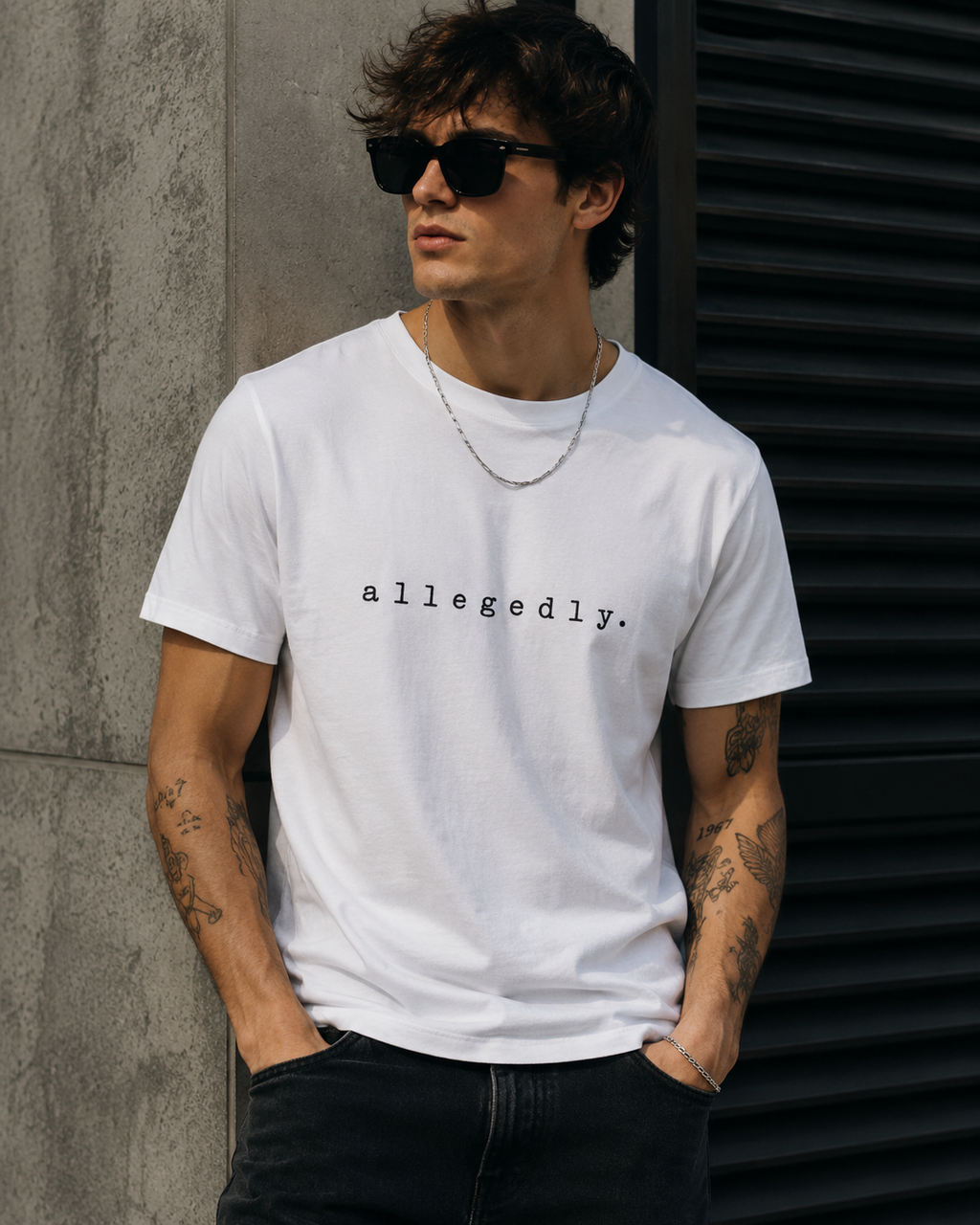 Front Print - a l l e g e d l y.