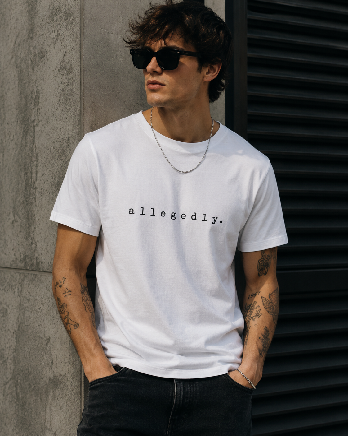 Front Print - a l l e g e d l y.