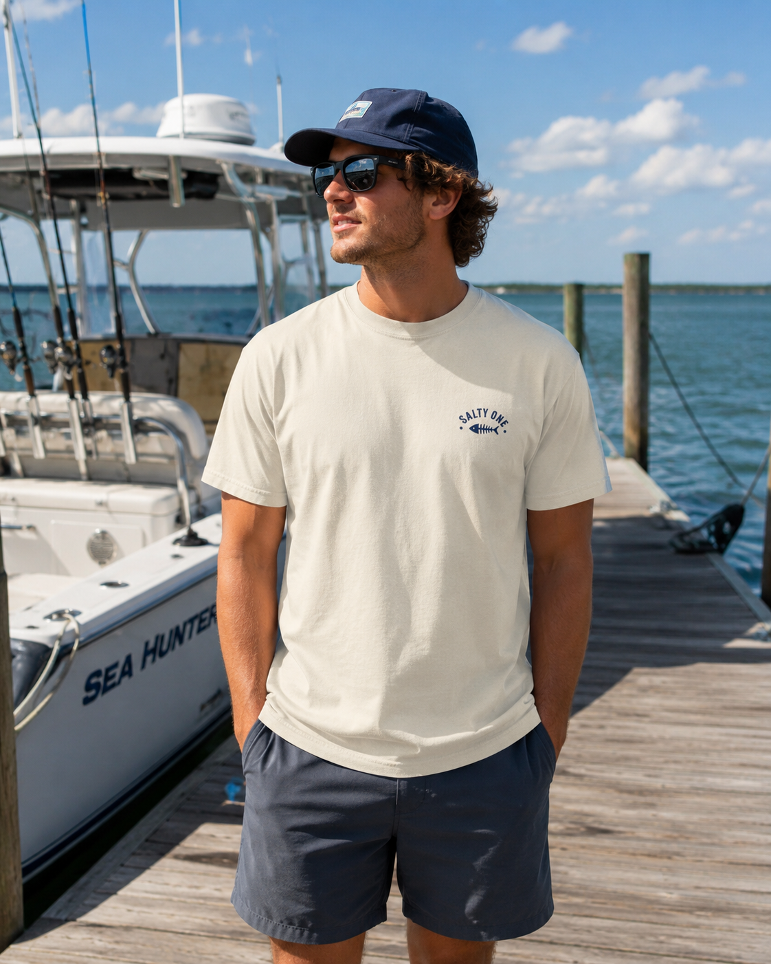 Salty One Fishing Roosterfish Tee