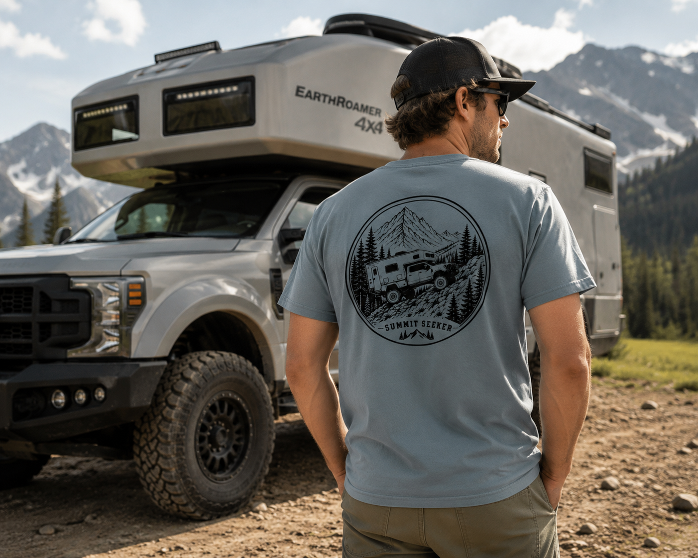 Summit Seeker Camper Truck t-shirt