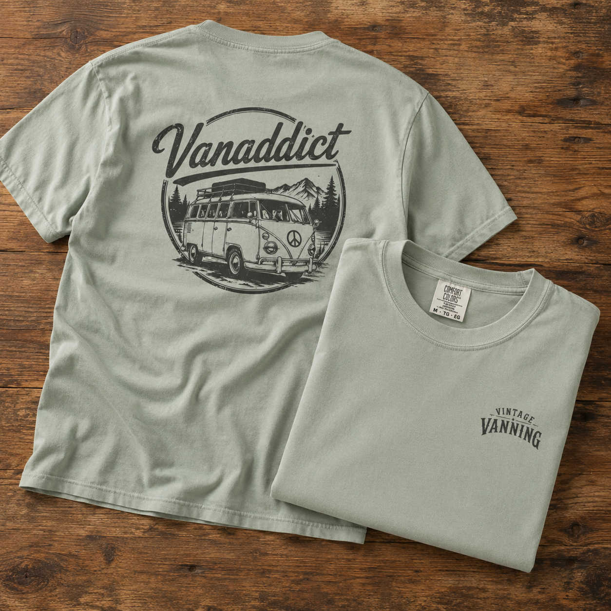 Vintage Vanning Vanaddict t-shirt