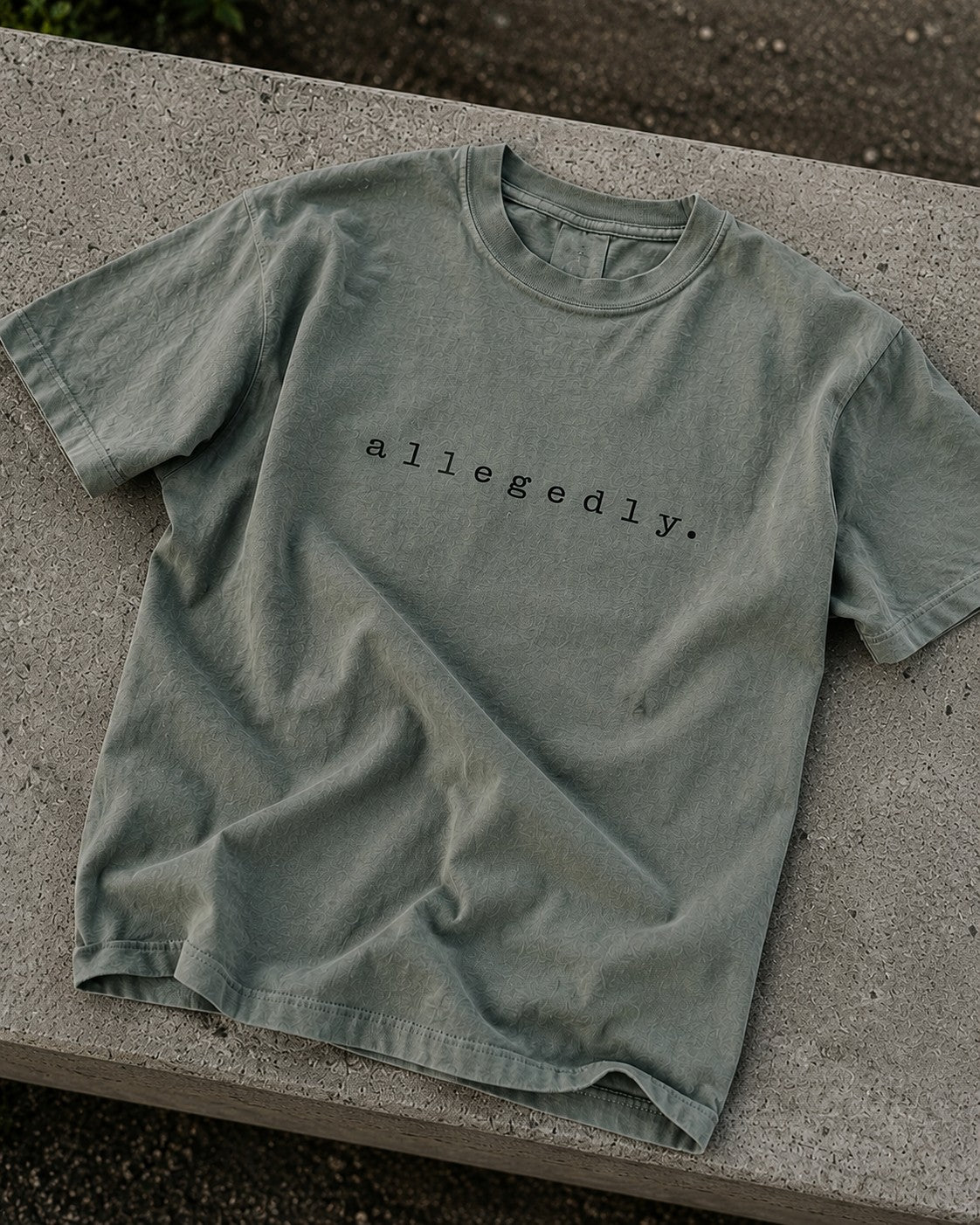 Front Print - a l l e g e d l y.