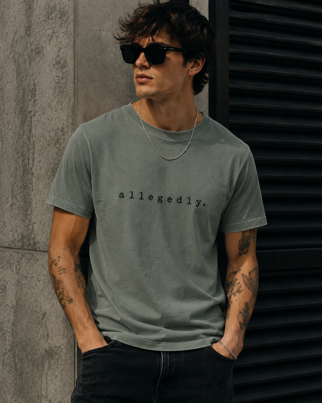 Front Print - a l l e g e d l y.