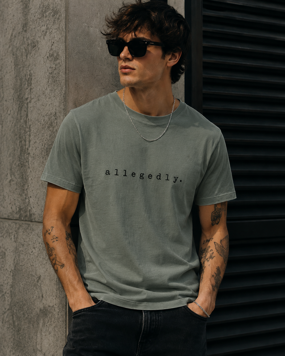 Front Print - a l l e g e d l y.
