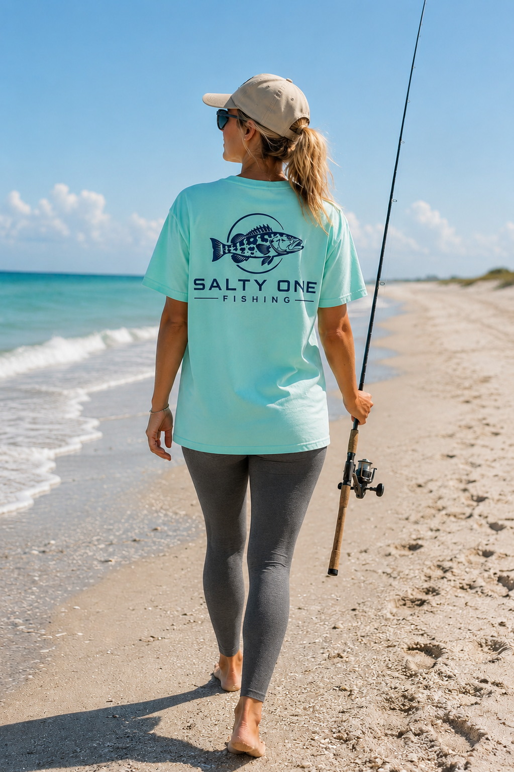 Salty One Fishing Grouper Tee