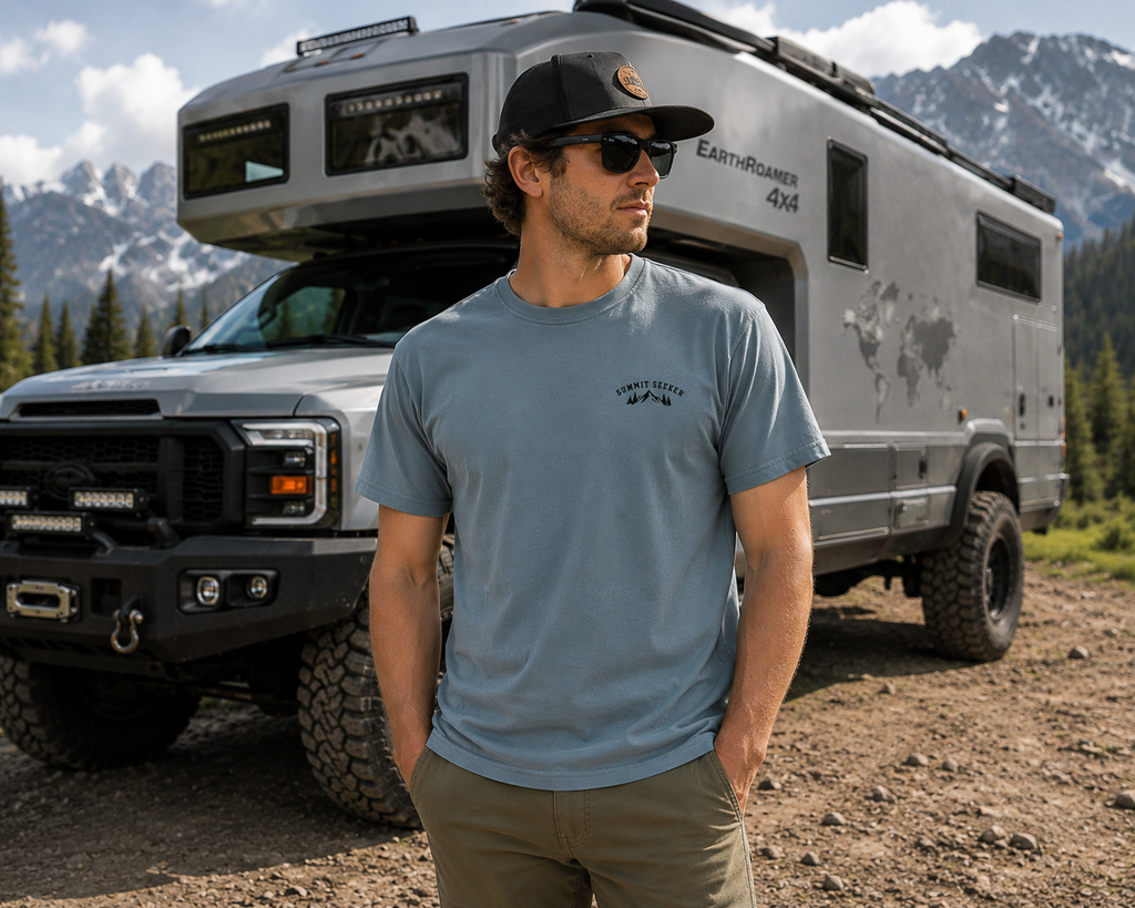 Summit Seeker Camper Truck t-shirt
