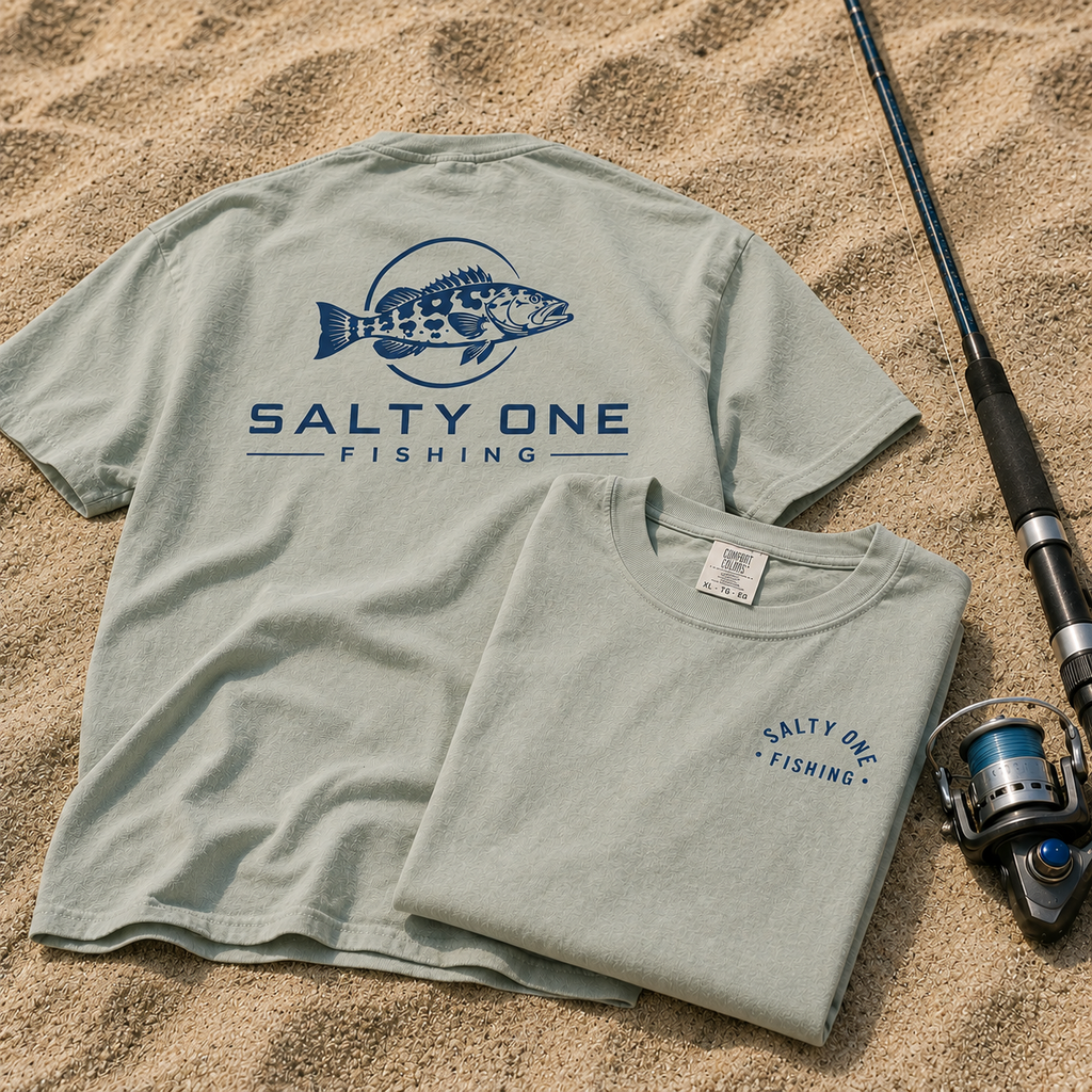 Salty One Fishing Grouper Tee