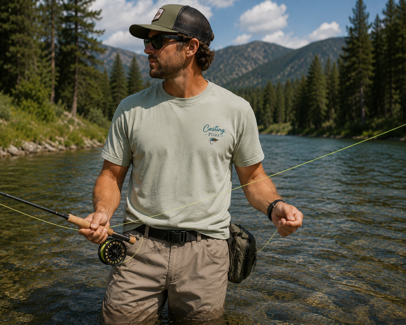 Casting Flies & Telling Lies Tee