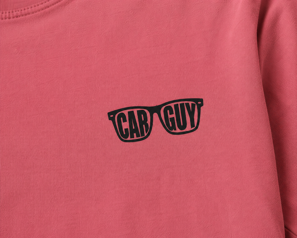 Sunglasses Car Guy Logo  t-shirt