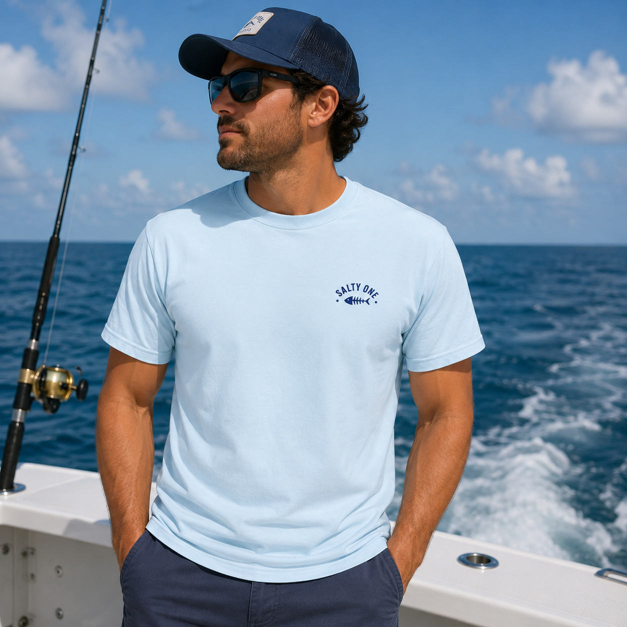 Salty One Fishing Mahi Tee