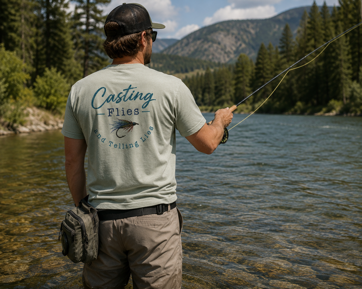 Casting Flies & Telling Lies Tee