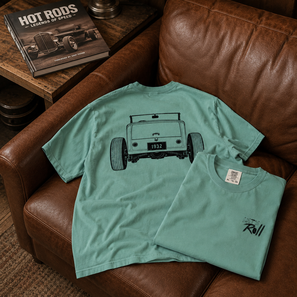 Let's Roll 32' Ford Deuce t-shirt
