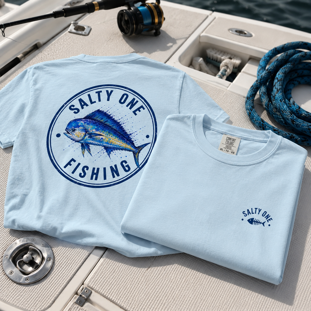 Salty One Fishing Mahi Tee